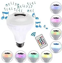 SYN SONS LED Light Bulb Music, With Bluetooth Speaker E27, RGB Self Changing Color Lamp Built-in Audio Speaker for Home, Bedroom, Living Room, Party Decoration (Pack of 1)-thumb4