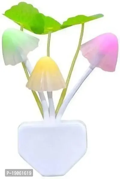SYN SONS Mushroom Night Lamp Matka Shape, Mushroom Lamp, Automatic Sensor Light Multi-Color Changing Best Night Avatar Lamp (Pack of 1)
