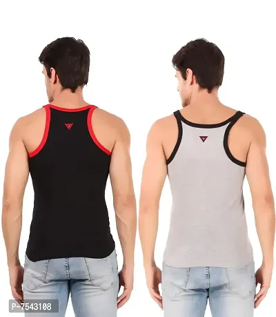 HAP Men's Muscle Tee Vests/Gym Vest - Pack of 2-thumb2