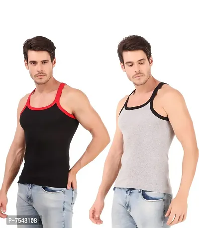 HAP Men's Muscle Tee Vests/Gym Vest - Pack of 2-thumb3