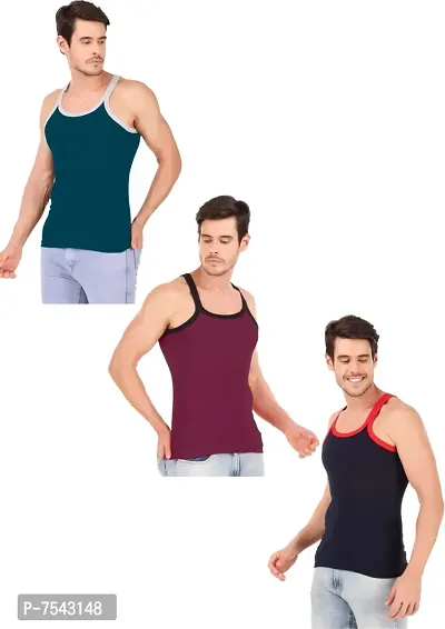 Red Cotton Vests For Men-thumb3