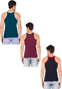 Red Cotton Vests For Men-thumb1