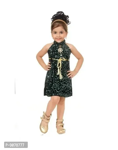 Stylish Cotton Blend Embellished Party Wear For Kids