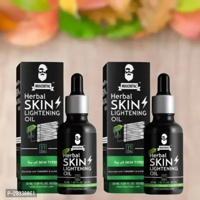 Skin Lightening Serum For Men Enriched With Haldi Aloevera, Fast Absorbing, Light Weight, Non-Sticky, Glowing Skin Nourishment Serum - 30 Ml-thumb0