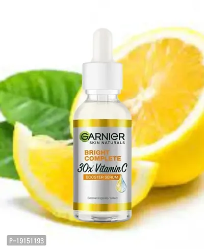 Garnitta Skin Naturals, Face Serum, For Brighter  Clear Skin, Bright Complete Vitamin C Booster, 30 ml  pack of 01-thumb0