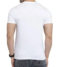 Dream Art Gallery Men's Regular Fit Unisex Drifit T-Shirt's |White| (X-Large, White 3, Numeric_39)-thumb1