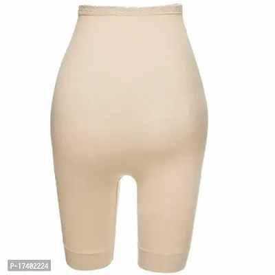 Stylish Cotton Blend Tummy Control 4-In-1 Blended High Waist Tummy And Thigh Shapewear-thumb2