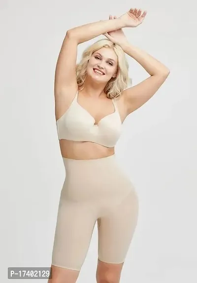 Stylish Cotton Blend High Waist Mid Thigh Shaper Shapewear