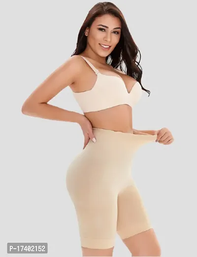 Stylish Cotton Grip Anti Rollin Strip Tummy Shapewear-thumb0