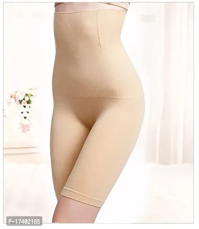 Stylish Cotton Blend High Waist Mid Thigh Shaper Shapewear-thumb2