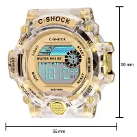 Acnos Brand - A Digital Alram Time Day Second Shockproof Multi-Functional Automatic White Gold Waterproof Digital Sports Watch for Men's Kids Watch for Boys Watch for Men Pack of 1-thumb3