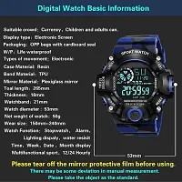 Acnos Brand - A Digital Watch Shockproof Multi-Functional Automatic Blue Color Army Strap Waterproof Digital Sports Watch for Men's Kids Watch for Boys Watch for Men Pack of 1-thumb3