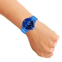 Acnos Dress Analogue Women's Watch(Blue Dial Blue Colored Strap)-thumb4