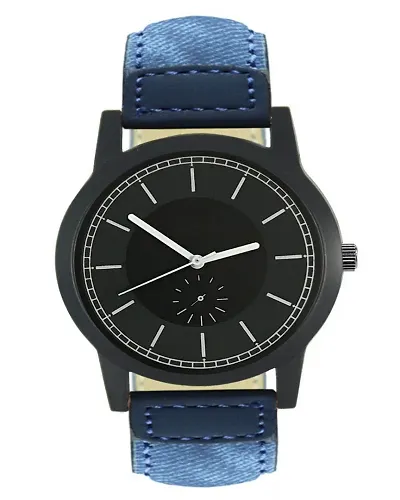 Elegant Leather Analog Watches For Men