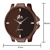 Acnos Luxury Analogue Women's Watch(Brown Dial Mens Standard Colored Strap)-thumb2