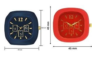 Stylish Multicoloured Silicone Analog Watches For Men Pack Of 2-thumb2