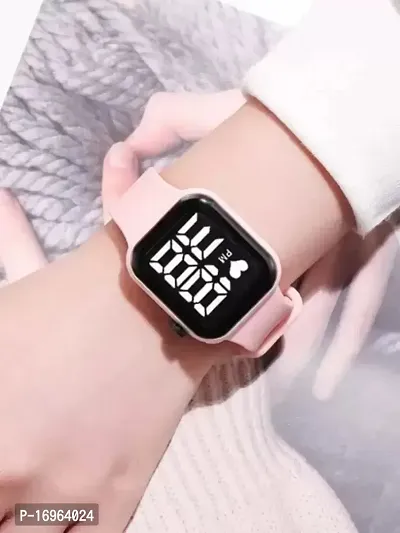 Acnos Pink Digital Watch - For Boys  Girls Digital Watch - For Boys  Girls Watch Mens For kids Women Men Couple Electronic Digital Sports Watch-thumb3