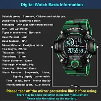 Acnos Brand - A Digital Watch Shockproof Multi-Functional Automatic Green Army Strap Waterproof Digital Sport Watch for Mens Kids Watch for Boys - Watch for Men Pack of 1-thumb1