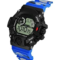 Acnos Brand - A Digital Watch with Square LED Shockproof Multi-Functional Automatic Blue Army Belt Waterproof Digital Sports Watch for Men's Kids Watch for Boys - Watch for Men Pack of 2-thumb4