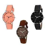 Acnos Analogue Multicolour Dial Women's Watch; Combo Pack of 3-thumb2