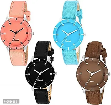 Acnos Analogue Multicolour Dial Women's Watch - Pack of 4-thumb0