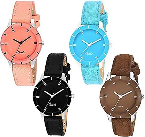 Acnos Analogue Dial Women's Watch - Pack of 4