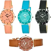 Acnos Analogue Multicolour Dial Women's Watch - Pack of 4-thumb1