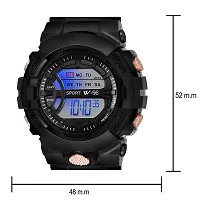 Acnos Brand - A Digital Watch Shockproof Multi-Functional Automatic Light Juicy Black Dial Strap Waterproof Digital Sports Watch for Men's Kids Watch for Boys - Watch for Men Pack of 2-thumb4