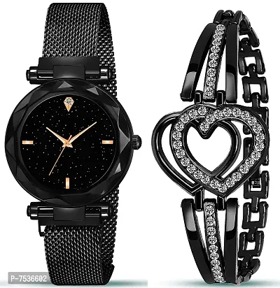 Stylish Black Watches For Women-thumb2