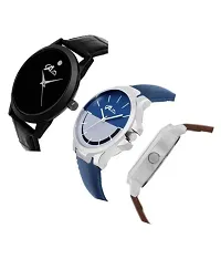 Acnos Analogue Men's Watch (Pack of 3) (Multicolored Dial Multicolored Colored Strap)-thumb3