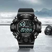 Acnos Brand - A Digital Watch with M2 Shockproof Multi-Functional Automatic White Army Strap Waterproof Digital Sports Watch for Men's Kids Watch for Boys - Watch for Men Pack of 2-thumb2