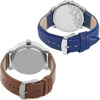 Acnos Branded Super Quality Premium Watches Combo Look Like Richer Person for Men Pack of - 2 (24-BRWN)-thumb2