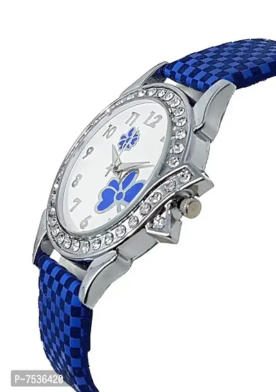 Acnos White Dial Blue Strap Analogue Watch for Women Pack of 1 (315-Blue)-thumb2