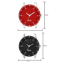 Acnos Blue Black and Red Color Good Looking Analog Watch Combo for Women Pack of-3(605-blk-rd-blu)-thumb3