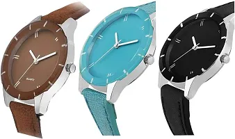 Acnos Verified Women's 3 Analogue Multicolour Dial Watch Combo Set - Pack of 3-thumb2