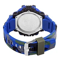 Acnos Blue Color Army Shockproof Waterproof Digital Sports Watch for Mens Kids Sports Watch for Boys - Military Army Watch for Men-thumb3