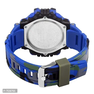 Acnos Blue Color Army Shockproof Waterproof Digital Sports Watch for Mens Kids Sports Watch for Boys - Military Army Watch for Men-thumb4