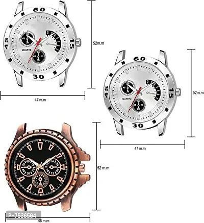 Acnos Special Super Quality Analog Watches Combo Look Like Handsome for Boys and Mens Pack of - 3(437-MIN-BRW)-thumb4