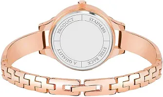 Acnos Rosegold Plated Strap and case and Rosegold dial Analog Watch for Girls and Women Pack of - 1-thumb2