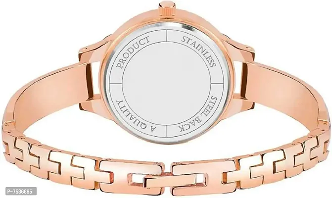 Acnos Rosegold Plated Strap and case and Rosegold dial Analog Watch for Girls and Women Pack of - 1-thumb3