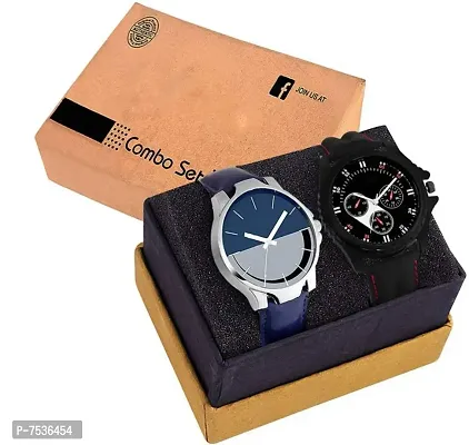 Acnos Multi-Colored Analogue Watches Combo Pack of - 2