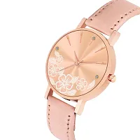 Acnos Analog Women's Watch (Lightpink Dial Lightpink Colored Strap)-thumb1