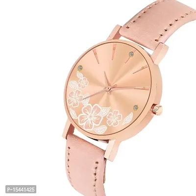 Acnos Analog Women's Watch (Lightpink Dial Lightpink Colored Strap)-thumb2