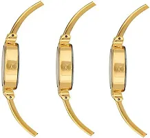 Acnos Gold Chain Analog Watches Combo for Women Pack of - 3 (K-10-3COMBO)-thumb1