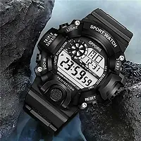 Acnos Brand - A Digital Watch with Square LED Shockproof Multi-Functional Automatic Black Color Ring Waterproof Digital Sports Watch for Men's Kids Watch for Boys Watch for Men Pack of 2-thumb3