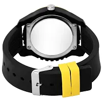 Acnos Black and Yellow Dial Black Rubber Belt Analogue MT Watch for Men's and Boy's Pack of - 1 (MT-112)-thumb3