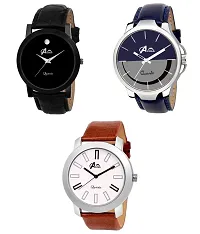 Acnos Analogue Men's Watch (Pack of 3) (Multicolored Dial Multicolored Colored Strap)-thumb2