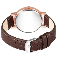 Acnos Analog Women's Watch (Brown Dial Brown Colored Strap)-thumb2