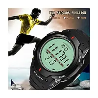 Acnos Brand - A teymex Digital Watch Shockproof Multi-Functional Automatic Black Strap Waterproof Digital Sports Watch for Men's Kids Watch for Boys - Watch for Men Pack of 1-thumb2