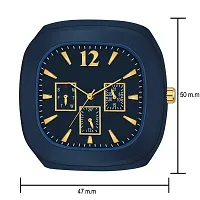 Stylish Blue Silicone Analog Watches For Men Pack Of 2-thumb2